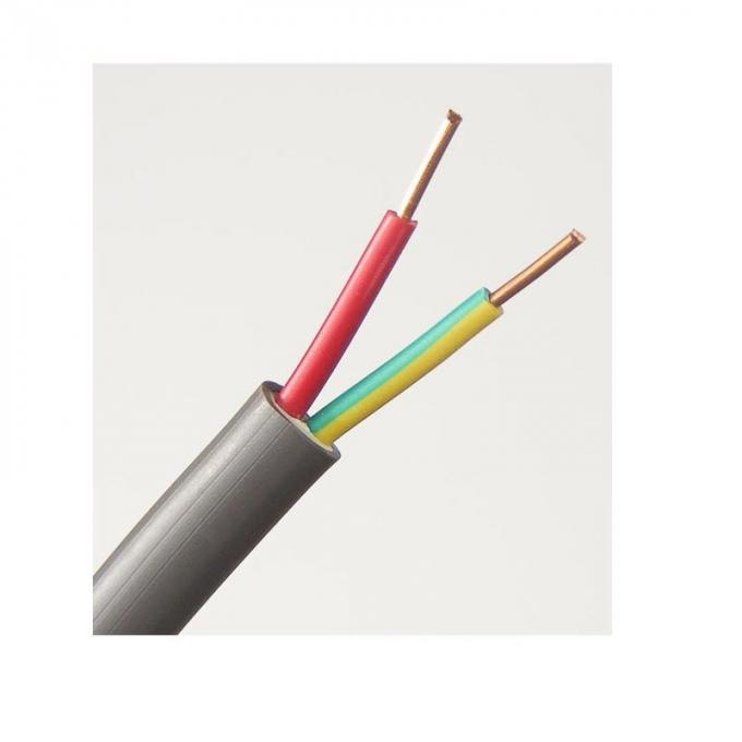 300V / 500V Çok Damarlı PVC İzolasyonlu Koaksiyel Güç Kabloları 0